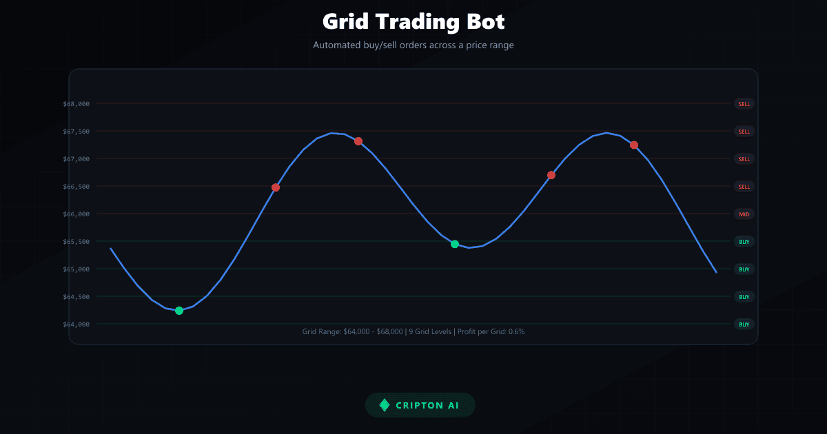 Grid Trading Expliqué : Comment Fonctionnent les Bots Grid en Crypto